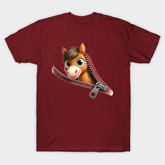 adorable horse T-Shirt by katalinaziz